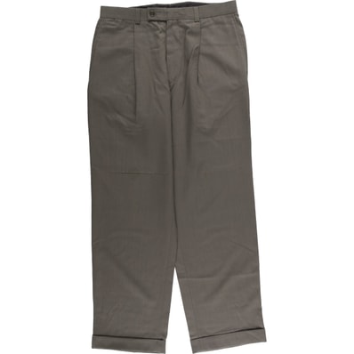 古着 カルバンクライン Calvin klein ワンタック スラックスパンツ メンズw32相当/eaa569910