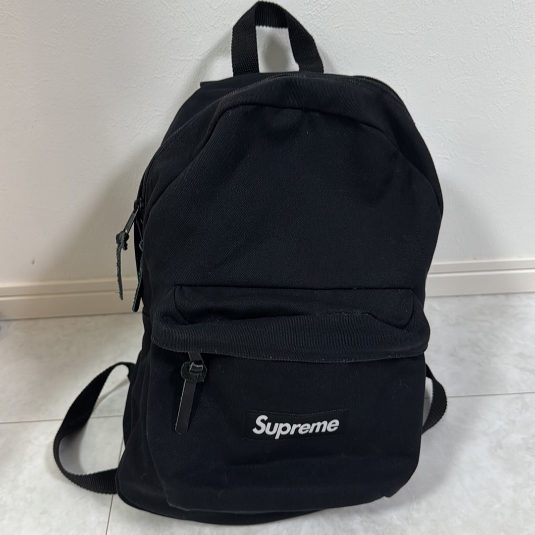 Supreme Canvas Backpack "Black"