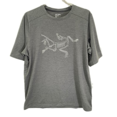 アークテリクス X000006348 グレー Cormac Logo SS Tee M
