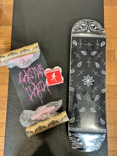 Travis Scott Cactus Jack Paisley Skateboard Deck