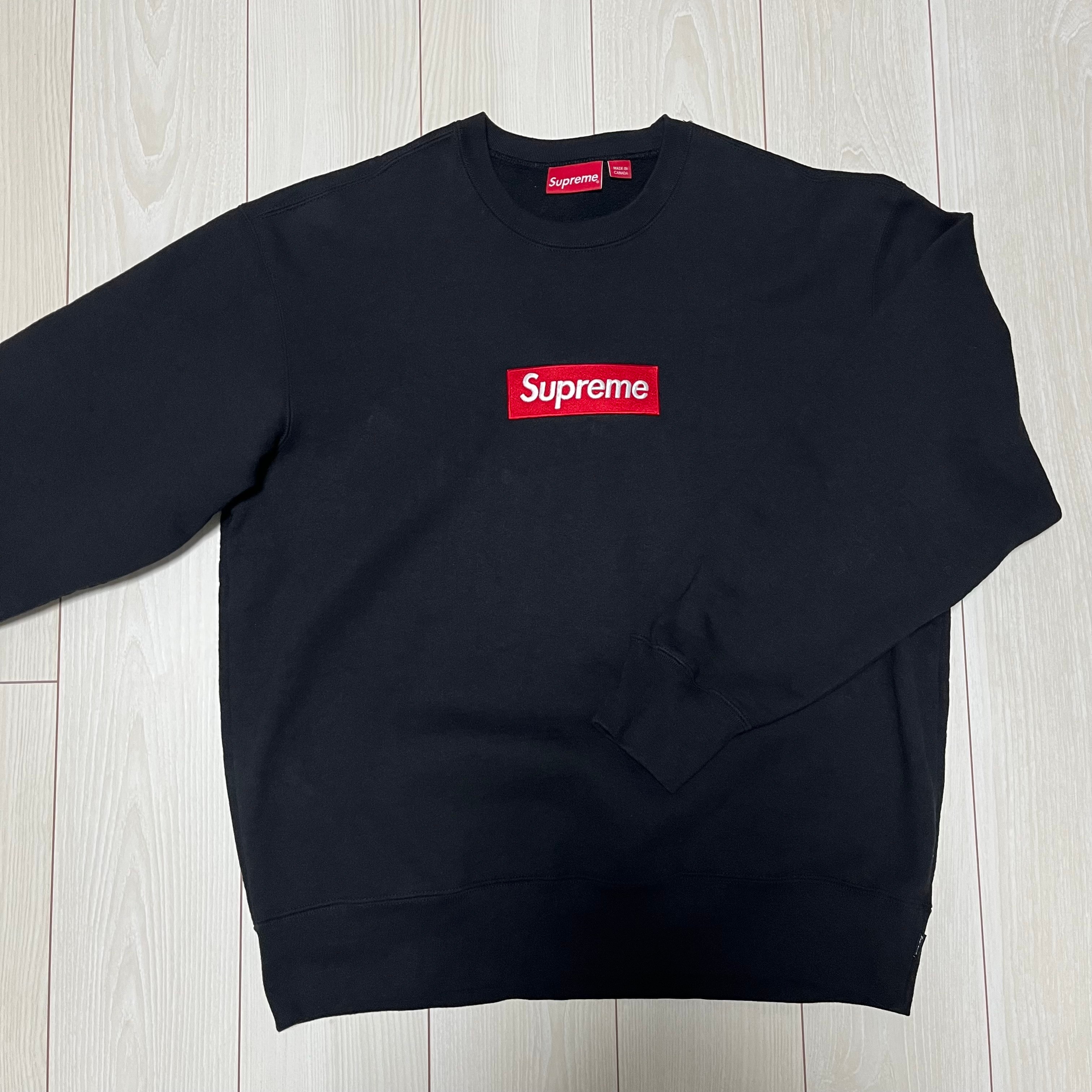 Supreme Box Logo Crewneck "Black" (22FW)