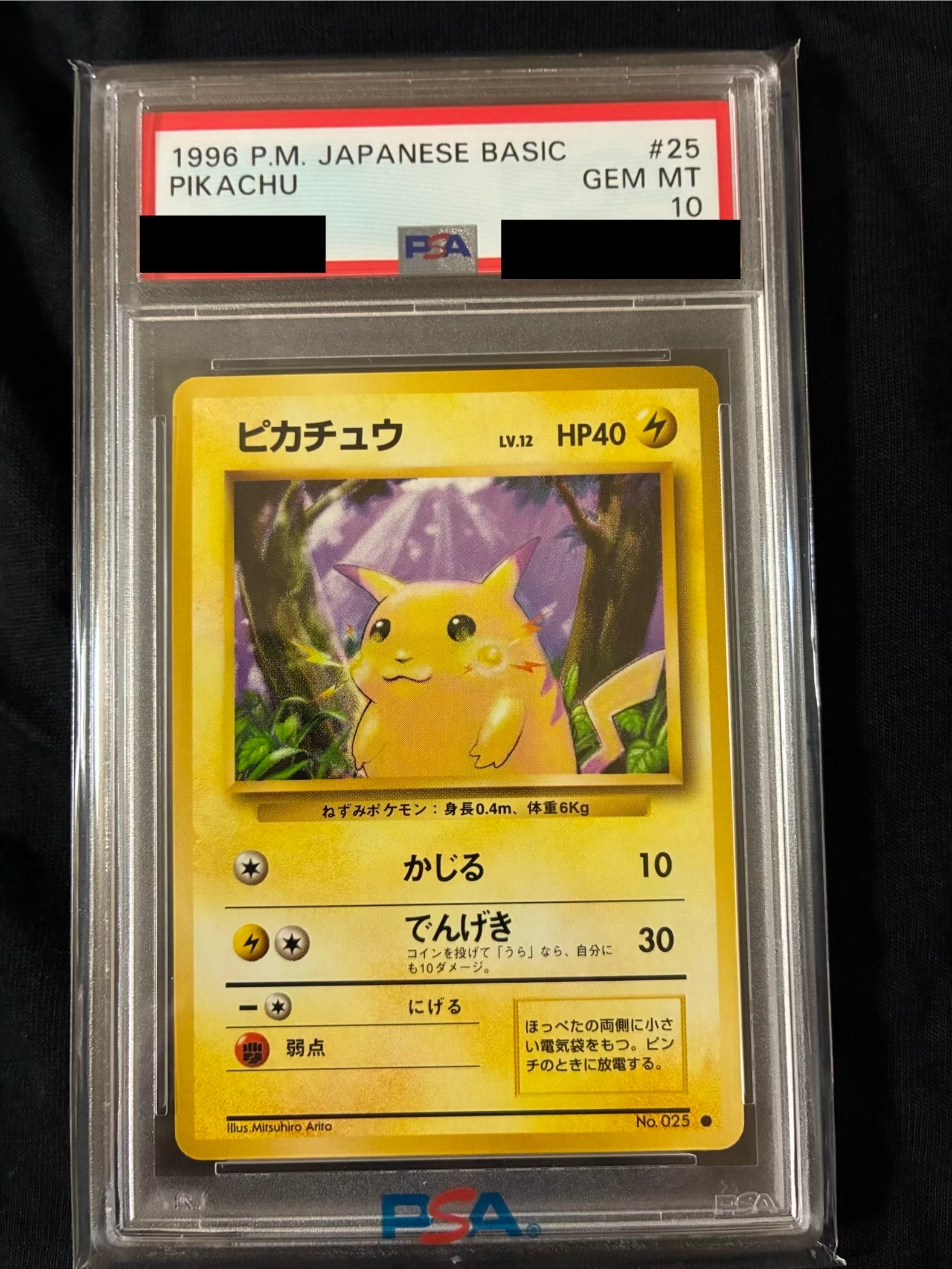 状態C】ピカチュウ ○ : 旧裏 [PMCG1-2](拡張パック