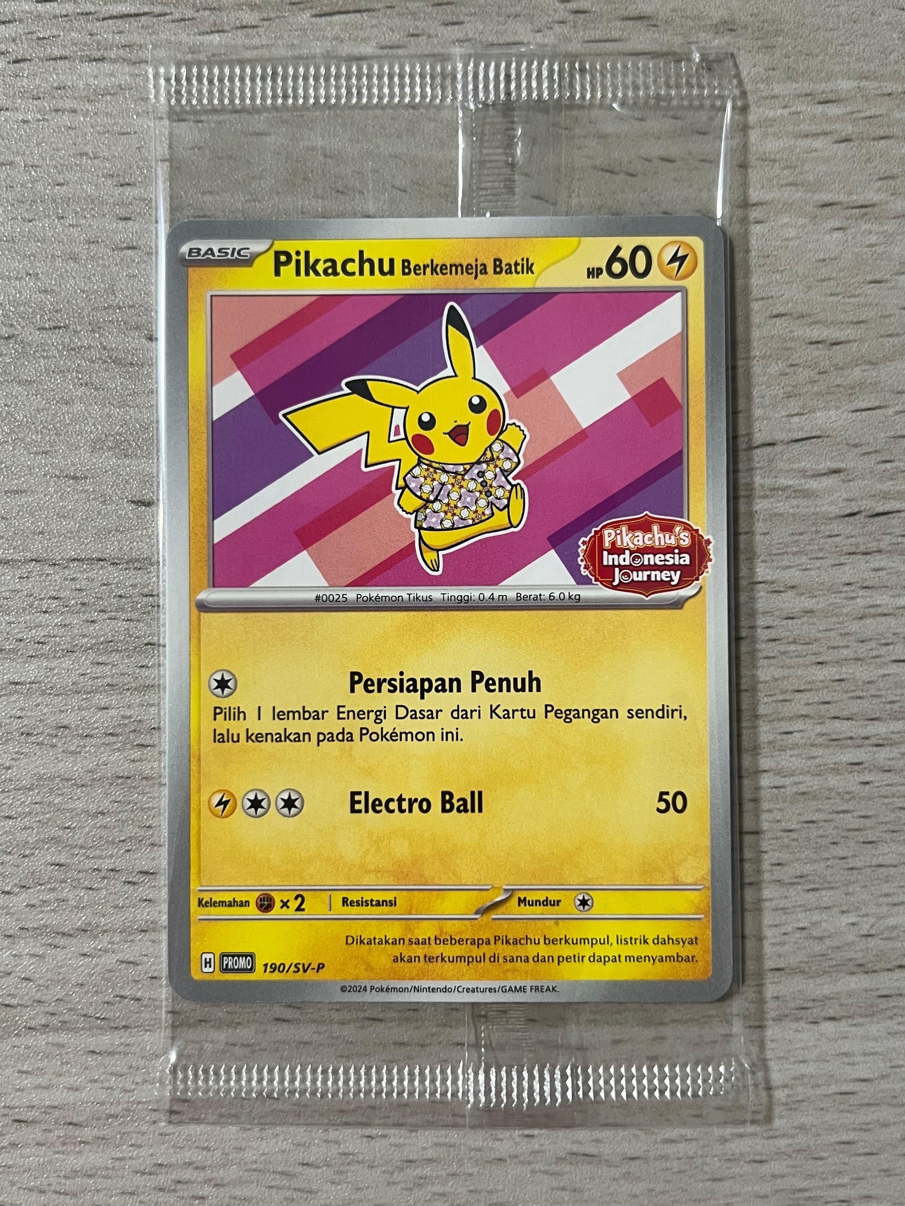 PSA10】バティックシャツを着たピカチュウ (フラワーピカチュウ柄) P