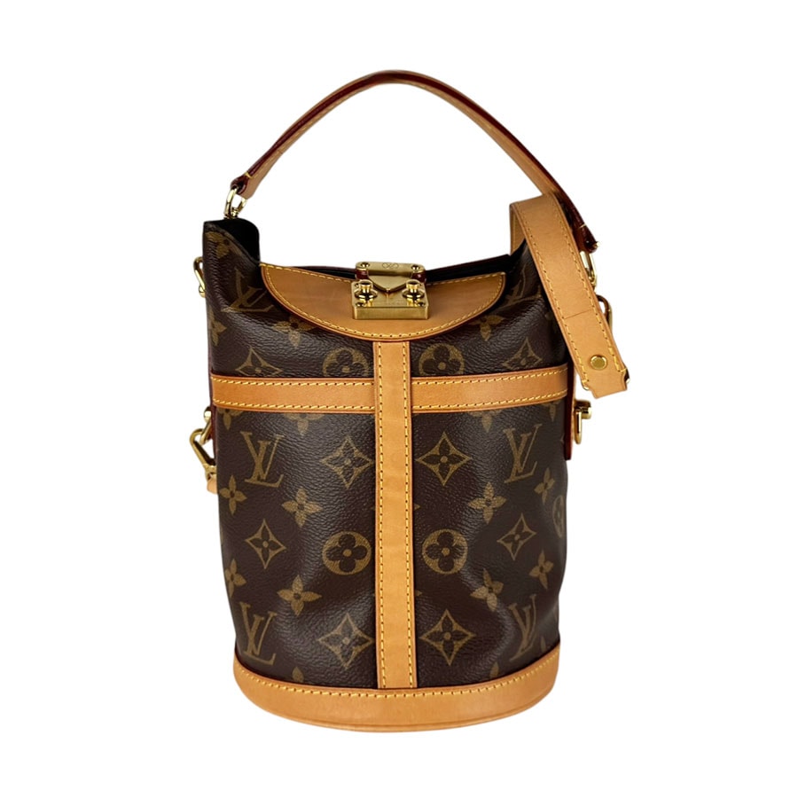 ルイ ヴィトン LOUIS VUITTON ショルダーバッグ モノグラム ダッフルバッグ モノグラムキャンバス ブラウン レディース M43587【中古】 z11065