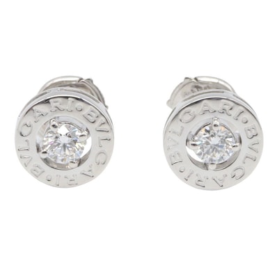 ブルガリ BVLGARI ブルガリブルガリ ダイヤ ピアス ピアス ジュエリー K18WG(ホワイトゴールド) ダイヤモンド レディース シルバー系 / クリア系 325551 【中古】