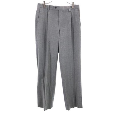 LANVIN ランバン 日本製 ウール スラックスパンツ 79 グレー
