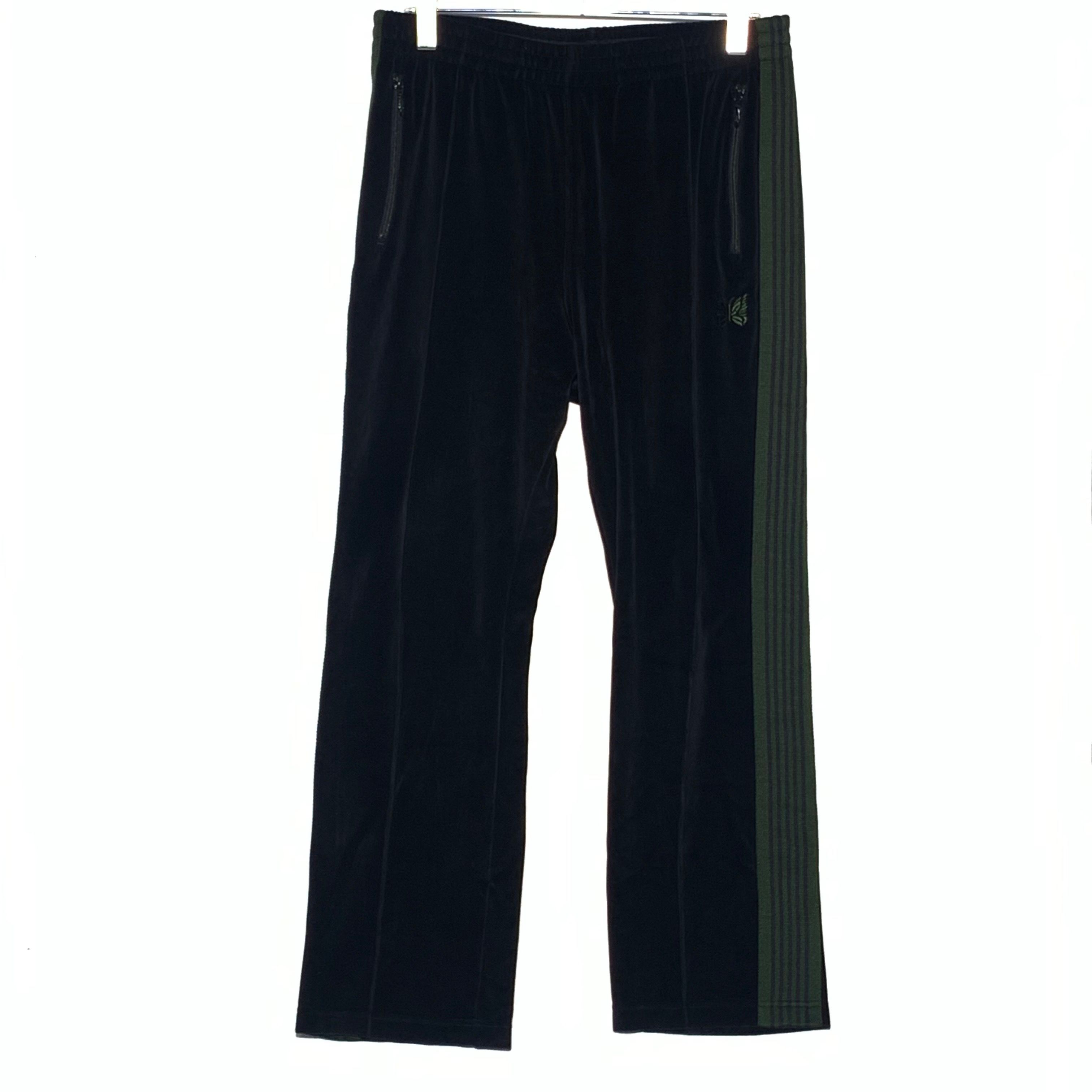 NEEDLES Velour Narrow Track Pants "Black"