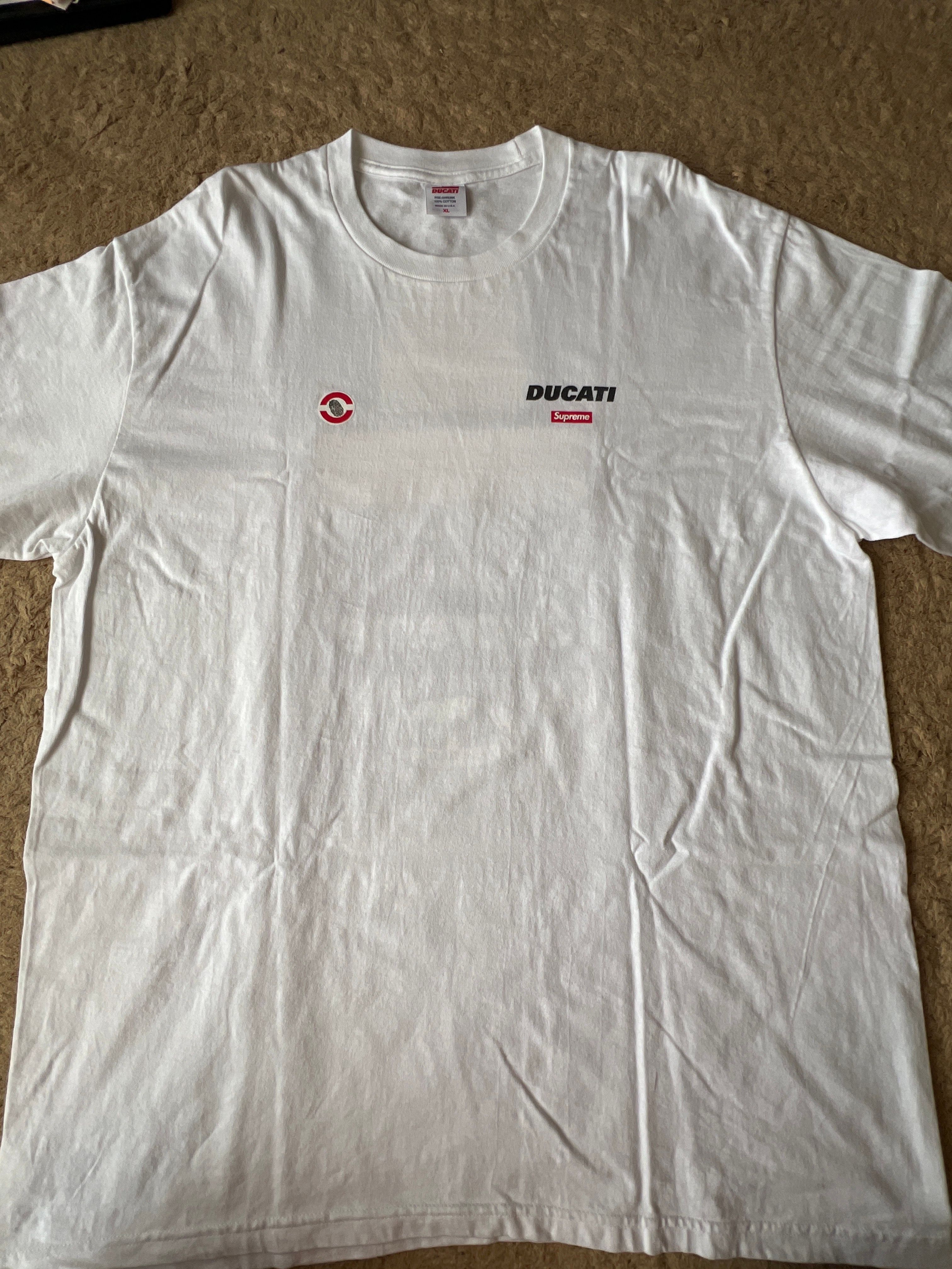 Supreme x Ducati Logos Tee "White"