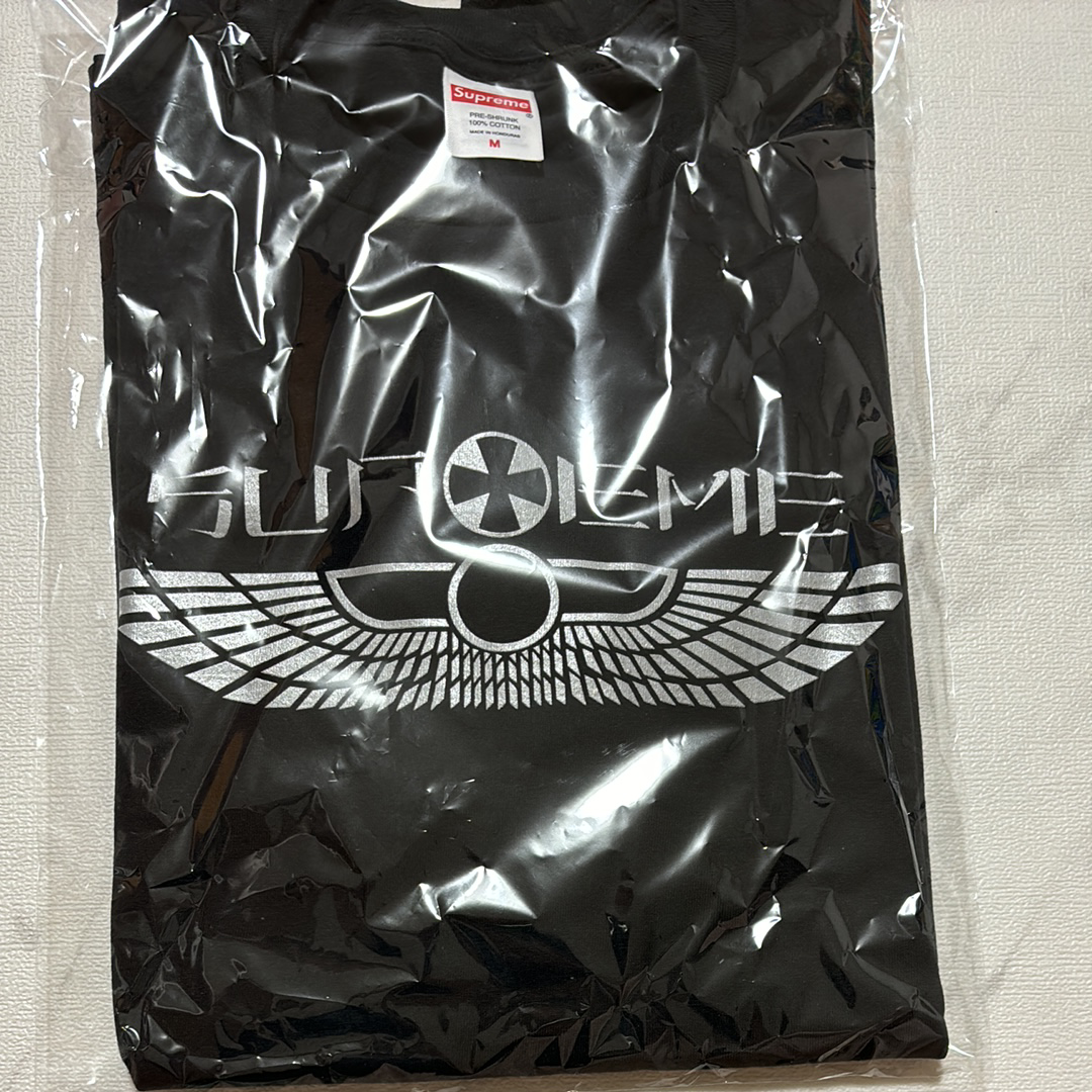 シュプリーム ウィング Tシャツ "ブラック"