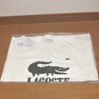 LACOSTE x ONE PIECE Crocodile Logo T-Shirt "White"