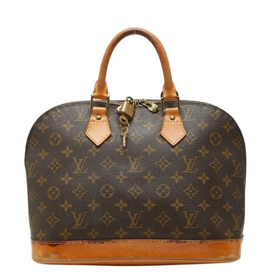 ルイ ヴィトン モノグラム アルマPM ハンドバッグ M51130 ブラウン PVC レザー レディース LOUIS VUITTON 【中古】