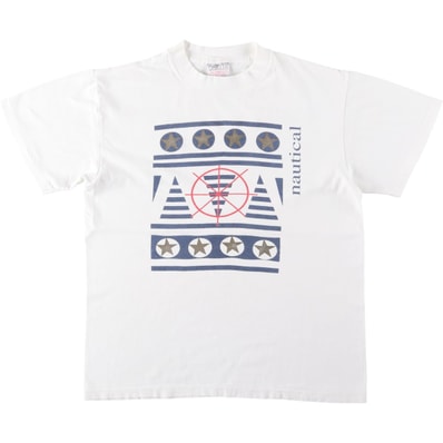 古着 90年代 オニータ ONEITA POWER-T プリントTシャツ USA製 メンズM相当 ヴィンテージ/eaa654115