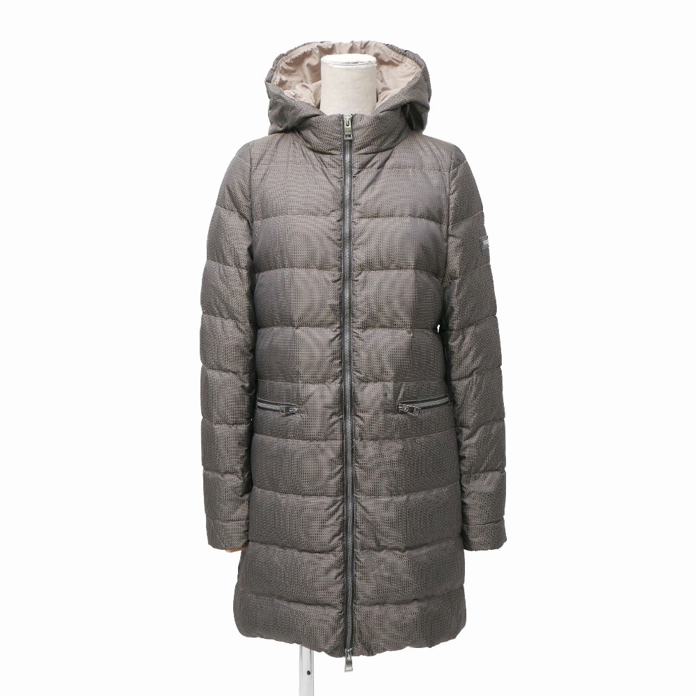 ■美品■FENDI フェンディ コート サイズ42 ダブルF ズッカ ダウンコート 中綿 ブランド古着【中古】20260318/RA8429