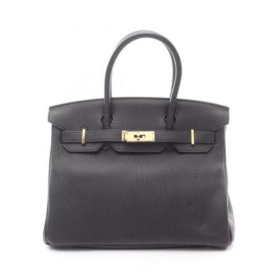 エルメス HERMES バーキン30 ハンドバッグ バッグ レザー トゴ トゴ U刻印(2022年製造) レディース ブラック系 【中古】