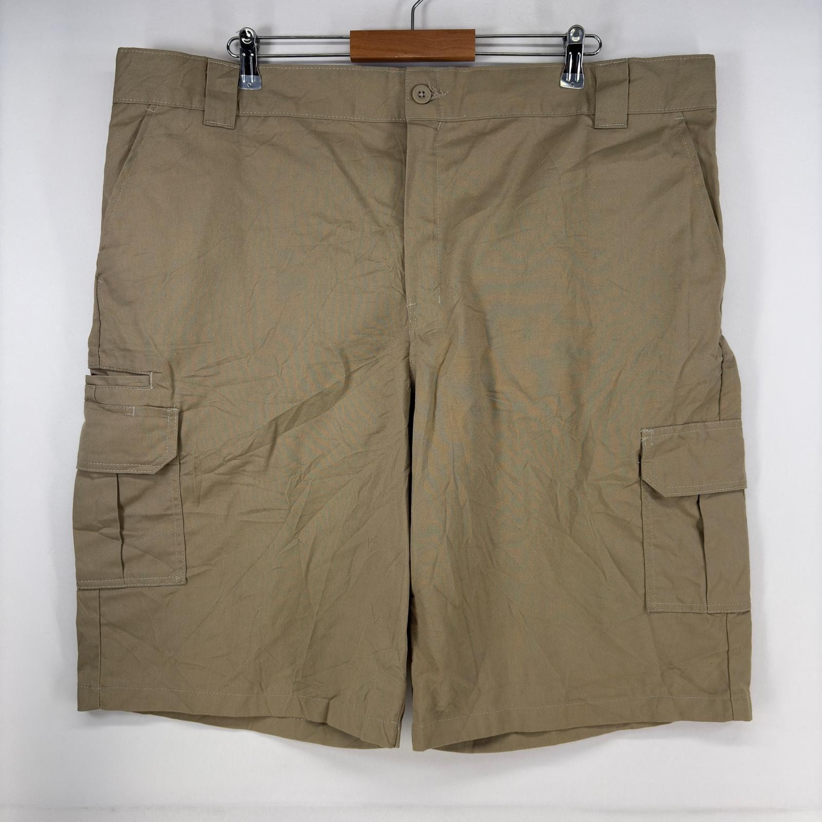 古着 ディッキーズ Dickies ショートパンツ ワーク カーゴ ワンポイント ハーフパンツ 大きいサイズ w44 ベージュ メンズ
