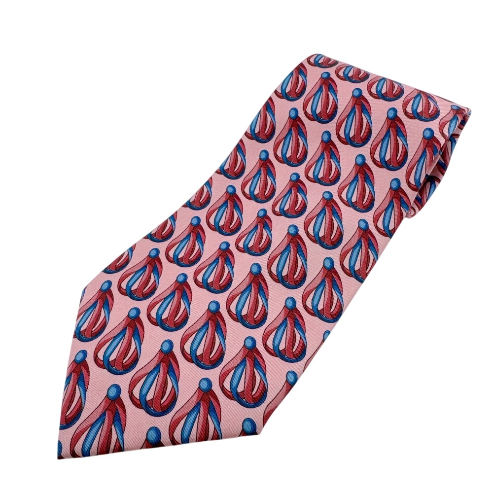 グッチ GUCCI ネクタイ 総柄 ビジネス 通勤 フォーマル ピンク