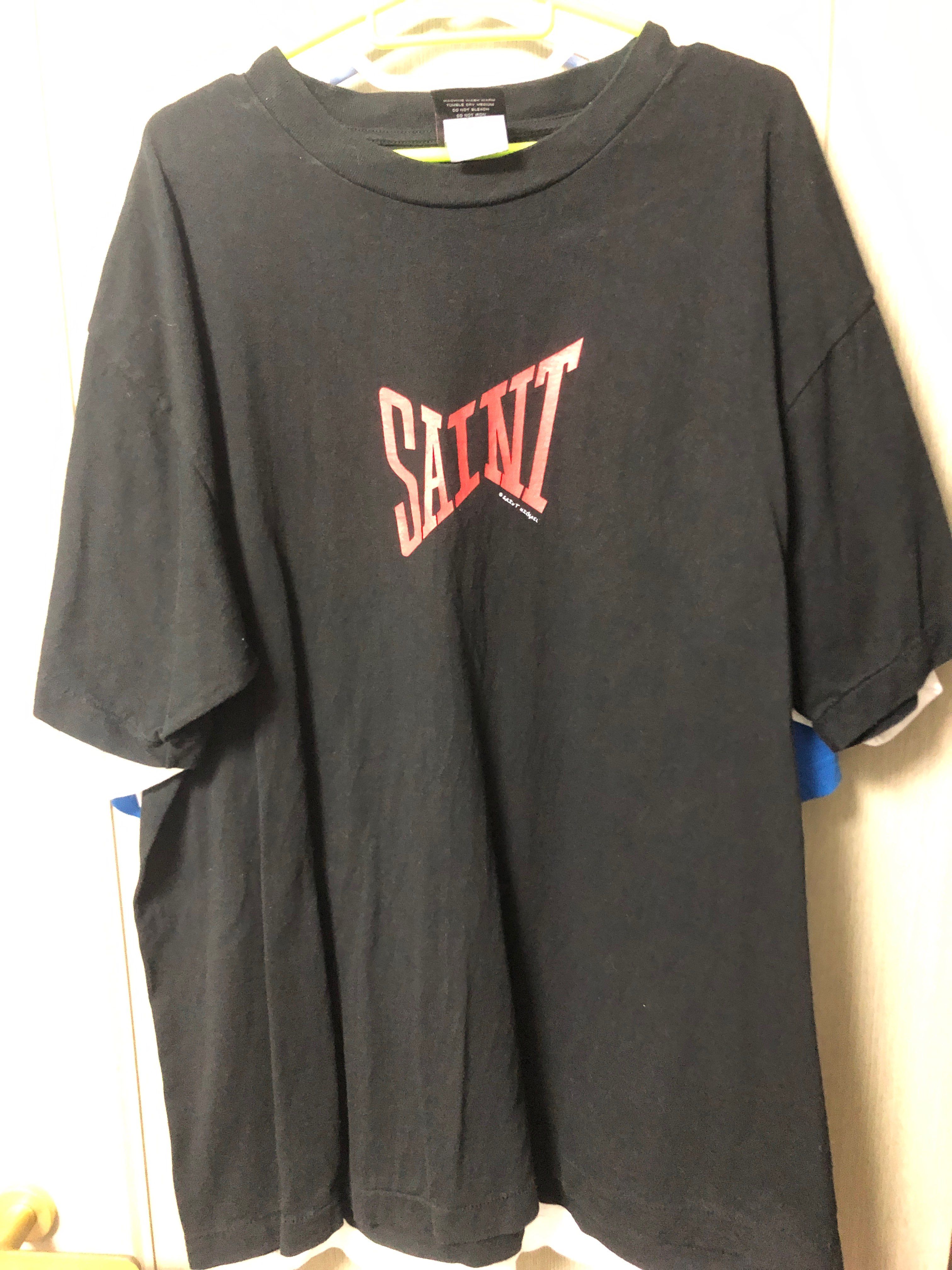 SAINT Mxxxxxx LOGO T-SHIRT "Black"