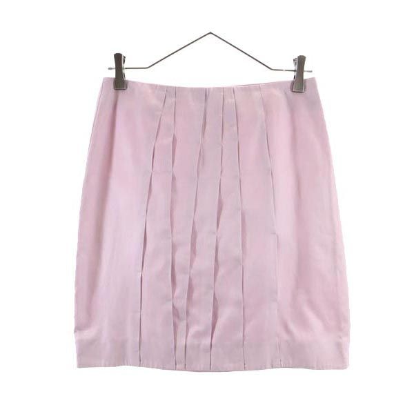 MAX MARA マックスマーラ ミニ丈 台形 スカート 36 ピンク系