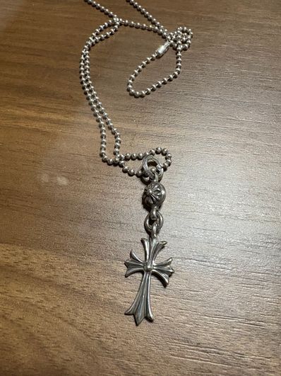 Chrome Hearts 1 Ball Tiny CH Cross Charm "Silver"