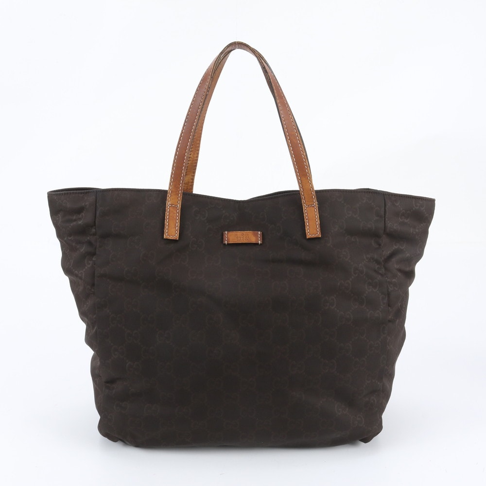 ■美品 グッチ GGナイロン 282439 トート バッグ