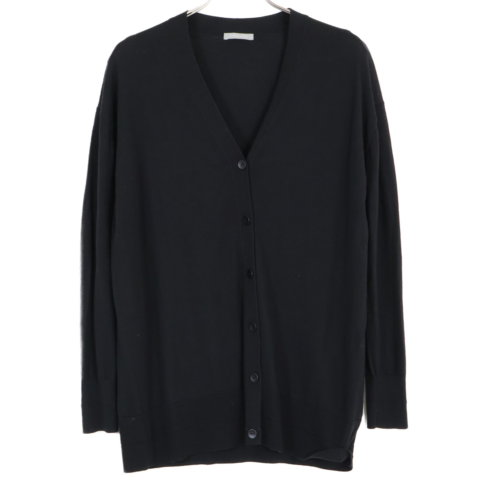 セオリーリュクス 【美品/24年製】03-4303715 Lawrence Carrie ウォッシャブル ミディ丈 Vネックカーディガン/ 38