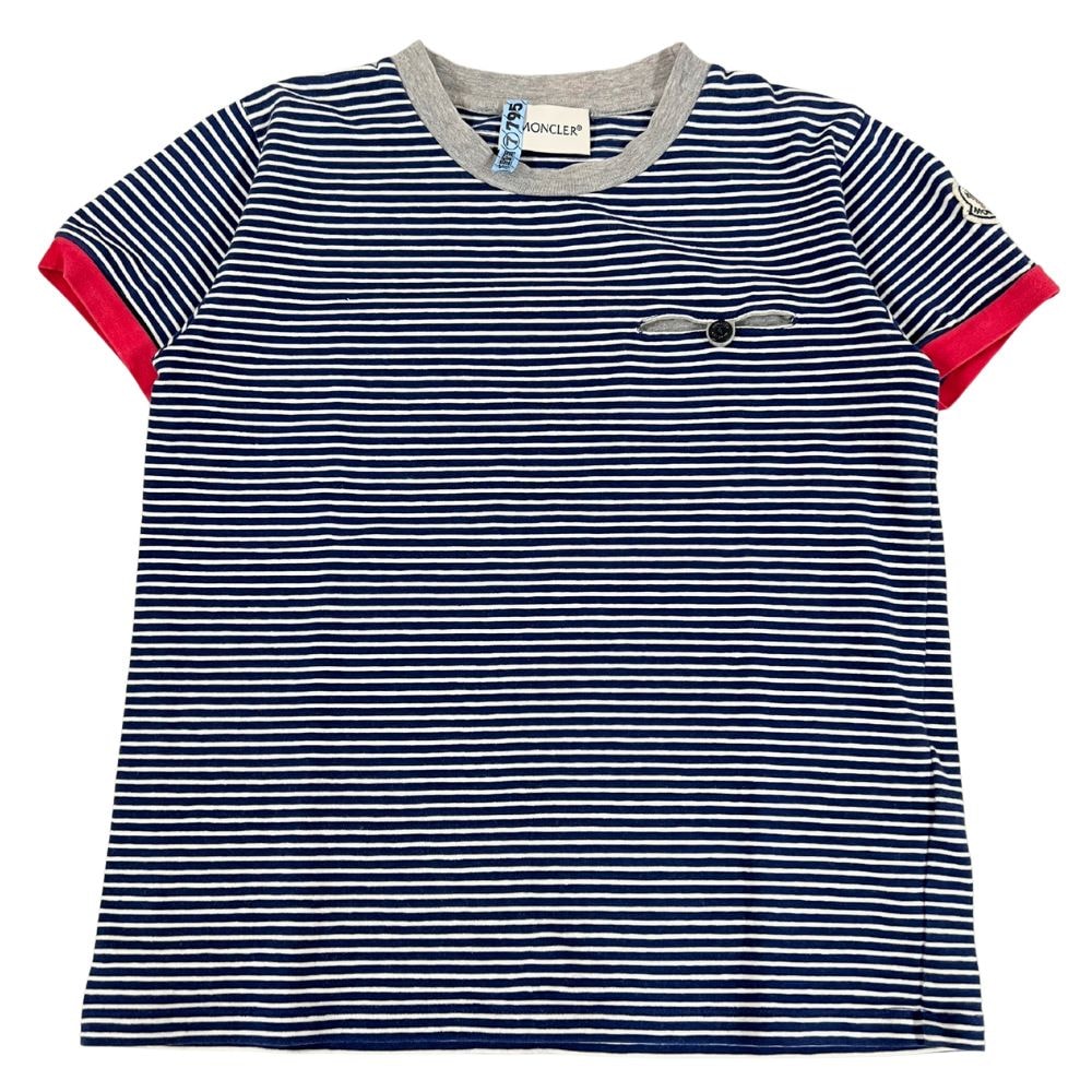 MONCLER モンクレール キッズ MAGLIA T-SHIRT ボーダー 半袖Tシャツ 54408