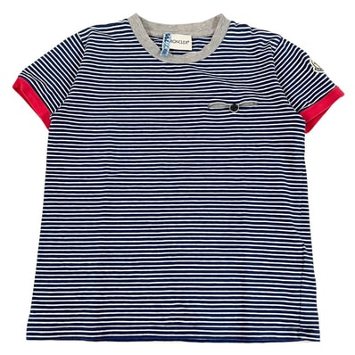 MONCLER モンクレール キッズ MAGLIA T-SHIRT ボーダー 半袖Tシャツ 54408