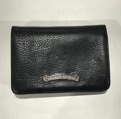 Chrome Hearts Joey by Fold Wallet / Heavy Leather "Black"