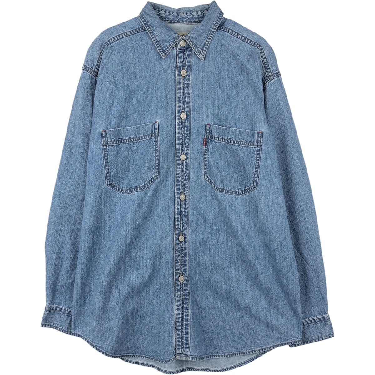 古着 90~00年代 リーバイス Levi's RED TAB 長袖 デニムシャツ メンズM相当 ヴィンテージ/eaa652054