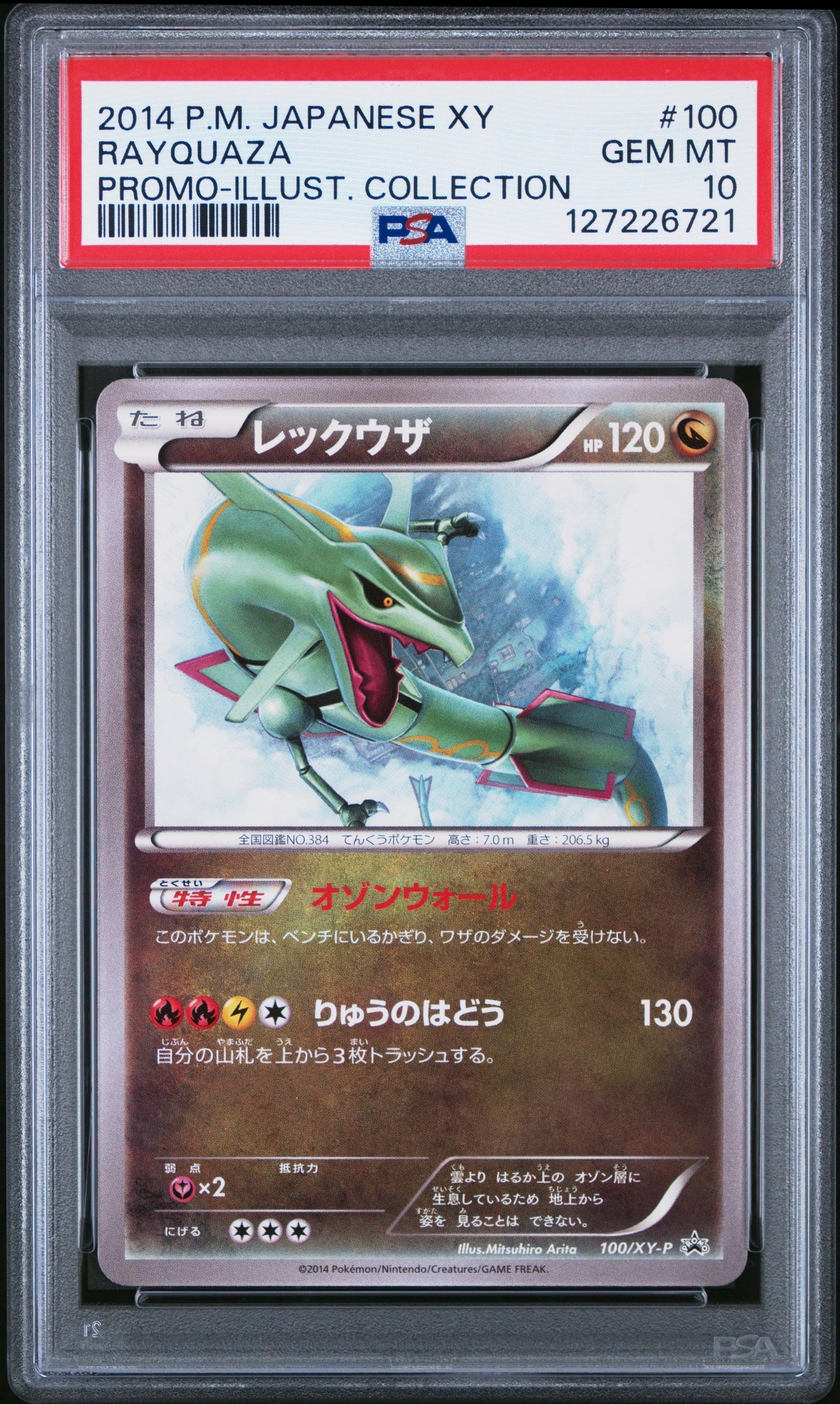 レックウザ イラストコレクション: プロモ[XY-P 100/XY-P](プロモーションカード「XY-P」)
