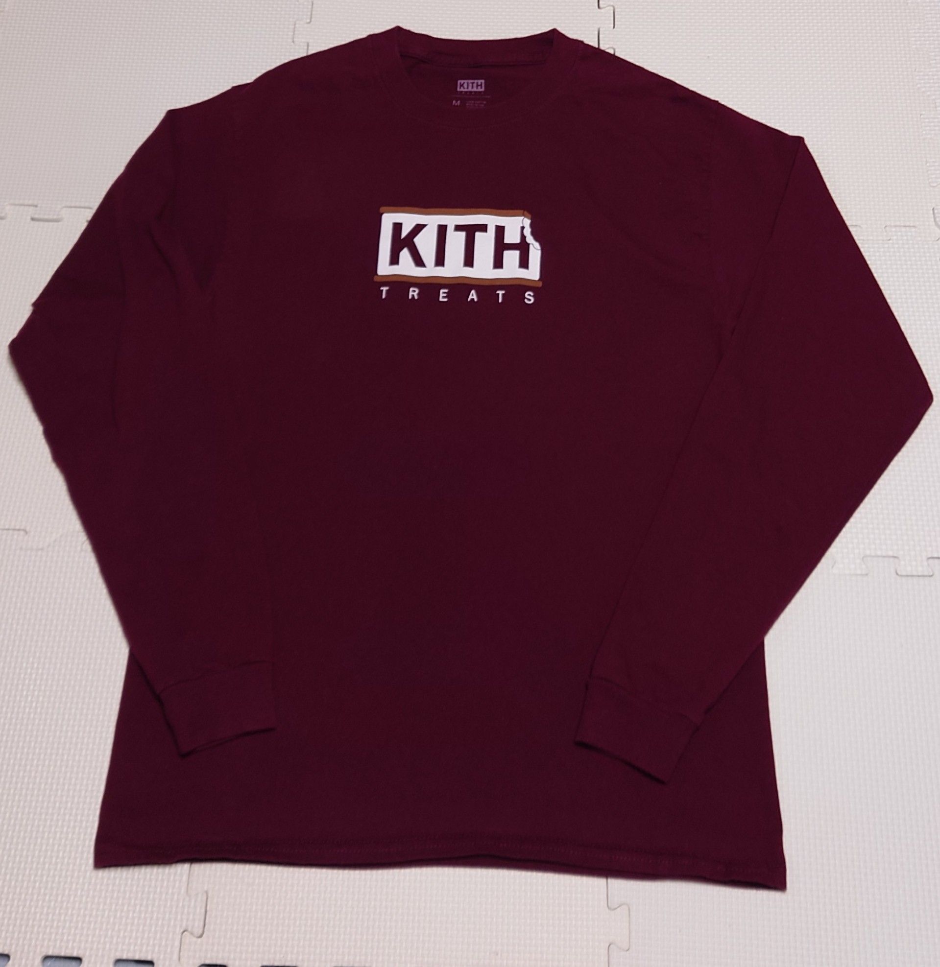 kith キス バックプリント 長袖Tシャツ アメリカ製