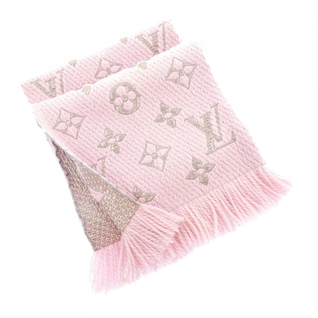 ルイヴィトン LOUIS VUITTON エシャルプ ロゴマニア シャイン M70466 MUFFLER