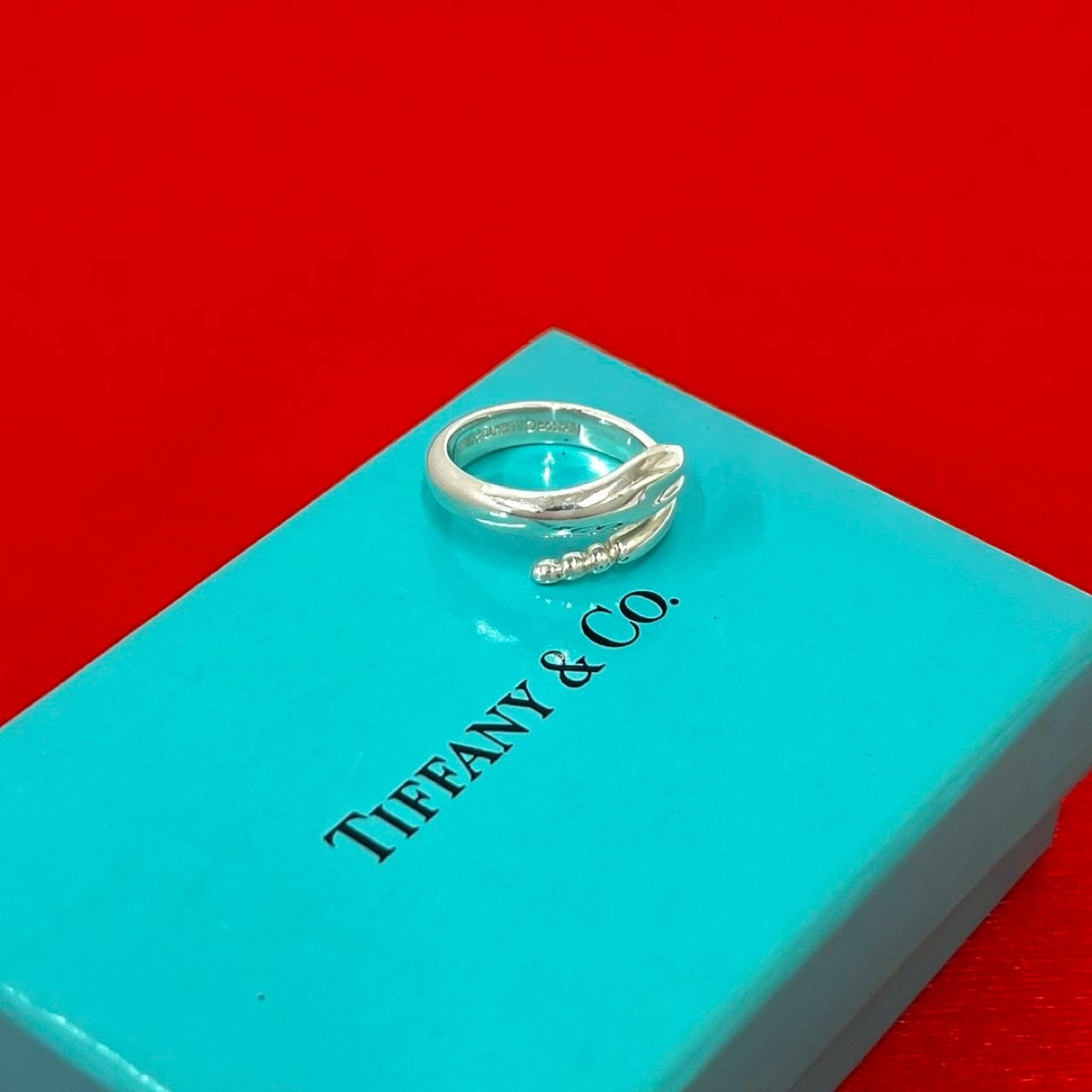 TIFFANY&Co. ティファニー エルサペレッティ スネークリング シルバー925 リング・指輪 9号 シルバー
 37490