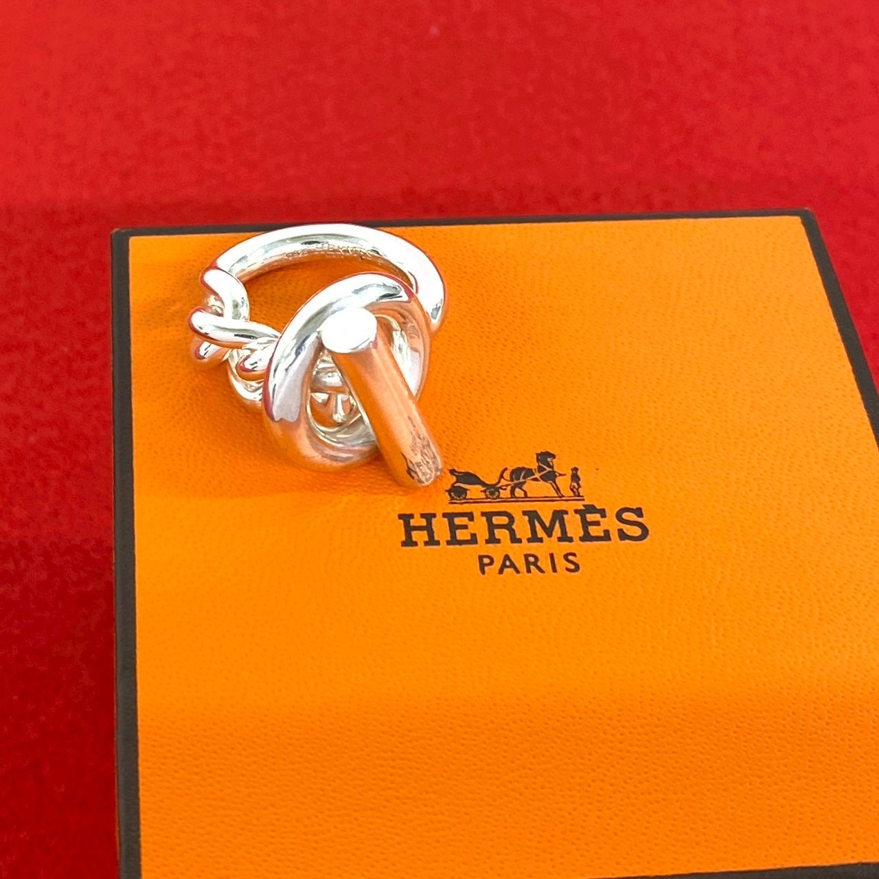 HERMES エルメス クロワゼット リング シルバー925 リング・指輪 9号 シルバー
 41784