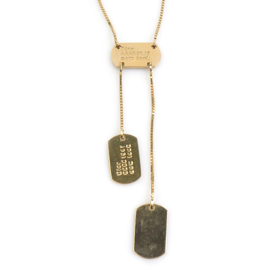 クリスチャンディオール Christian Dior ネックレス メタル ゴールド レディース【中古】 56843a