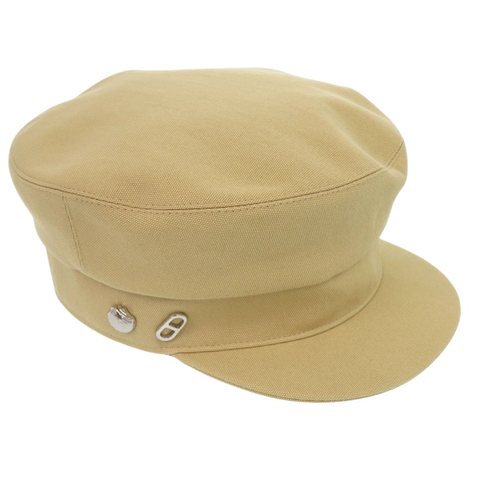 エルメス  キャスケット ジュリエッタ シーシェル   コットン