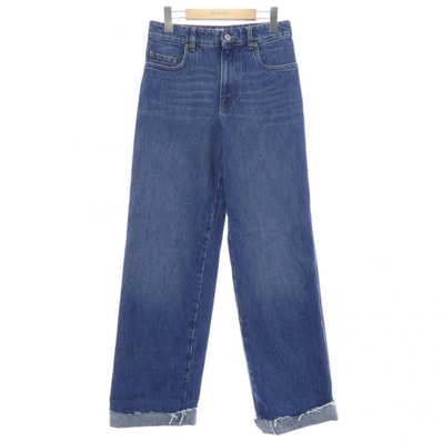 ミュウミュウ MIU MIU 5ポケット MIUMIUロゴ GWP435 SOOO 10BF ジーンズ