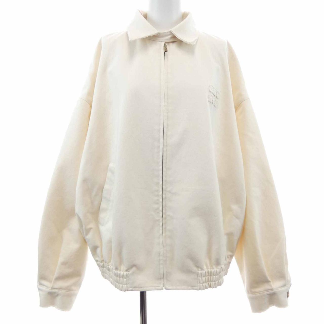 ミュウミュウ MIU MIU MIU MIU ロゴ ML843 S231 13WA ブルゾン