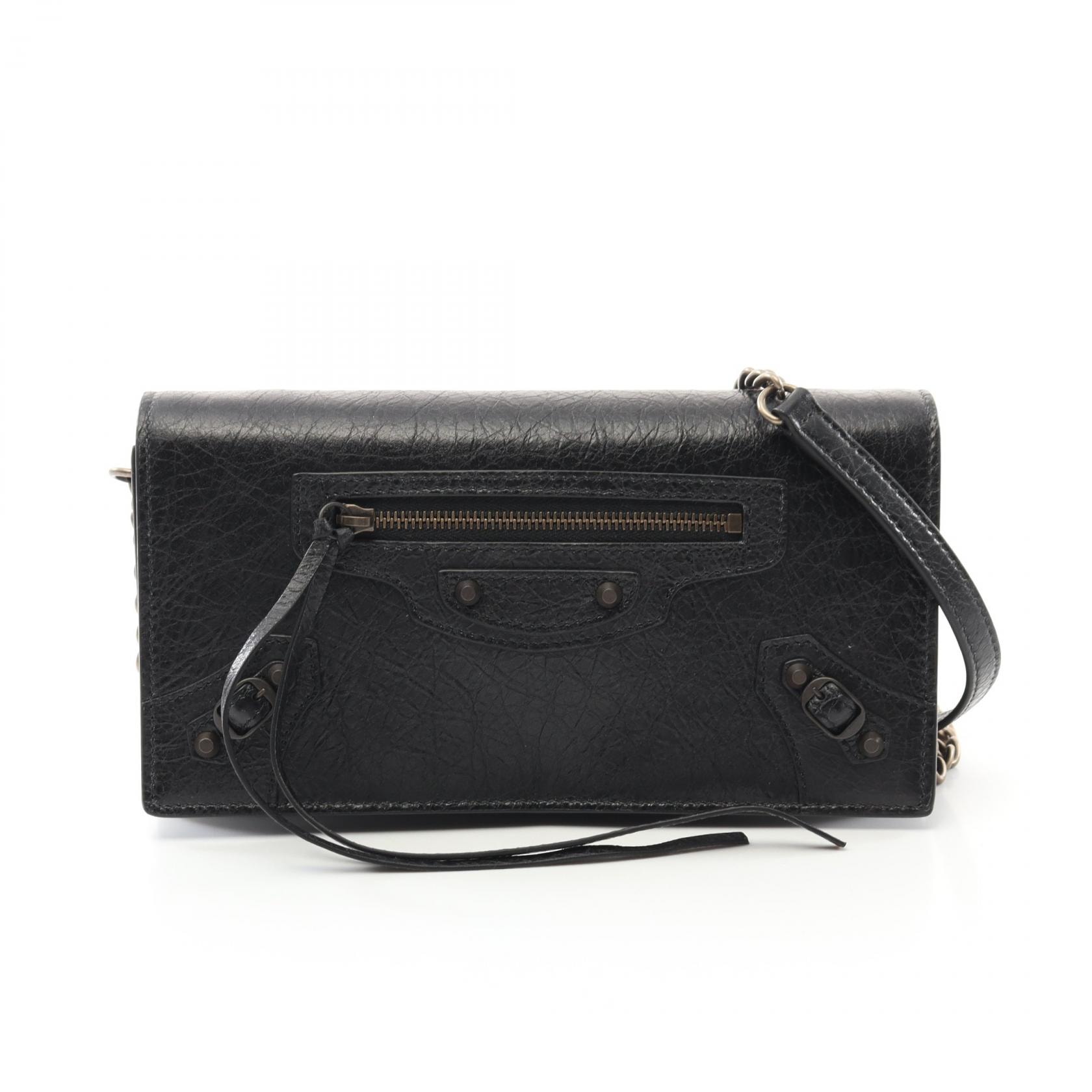 バレンシアガ BALENCIAGA CITY シティ ショルダーバッグ バッグ レザー レディース ブラック系 8194722ABEK1000 【新品】