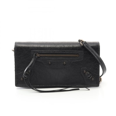 バレンシアガ BALENCIAGA CITY シティ ショルダーバッグ バッグ レザー レディース ブラック系 8194722ABEK1000 【新品】