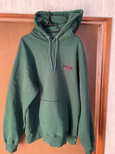 Supreme x Jordan Hooded Sweatshirt "Green"