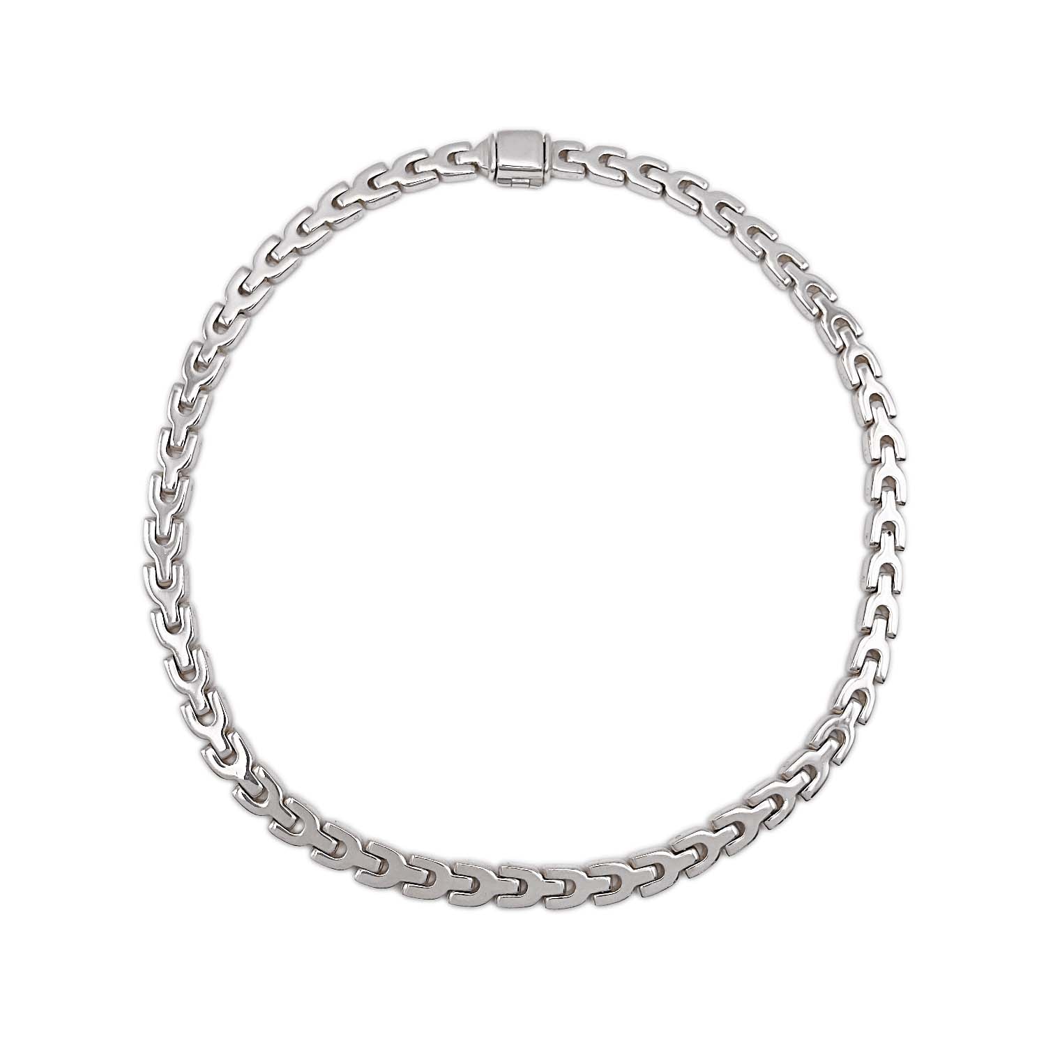 TIFFANY&Co. ティファニー 希少 ヴィンテージ Yリンク チェーン ネックレス SV925 シルバー ユニセックス 【中古】