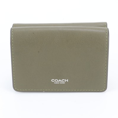 ■極美品 コーチ ミニ トライフォールド コイン ウォレット