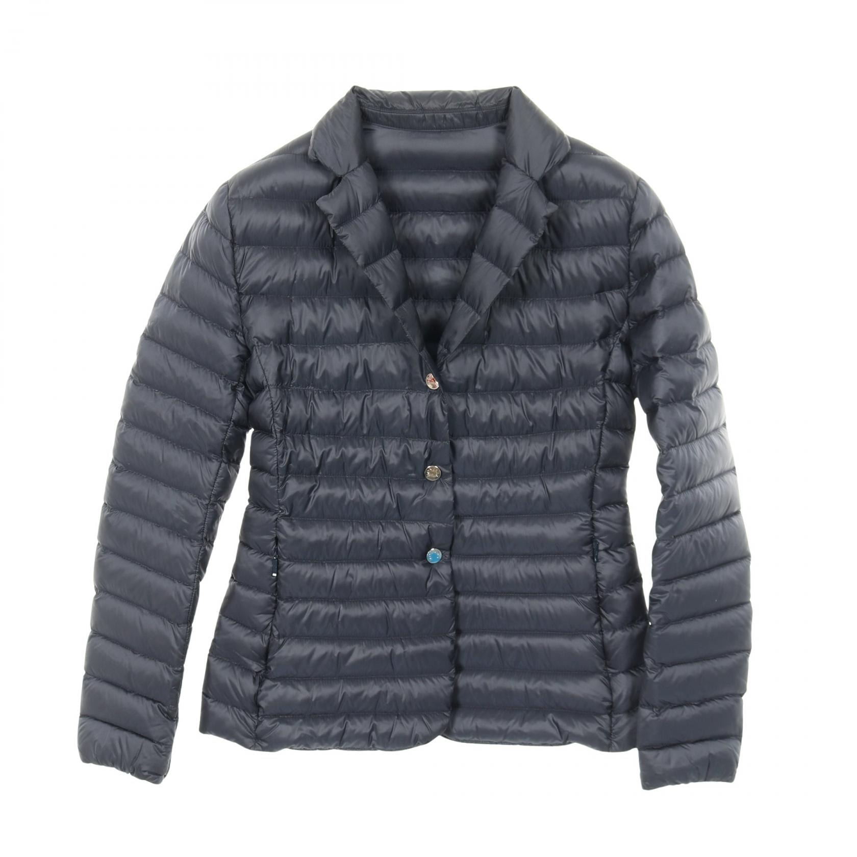 モンクレール MONCLER OPALE ダウンジャケット 衣料品 アウター ナイロン レディース ネイビー系 【中古】