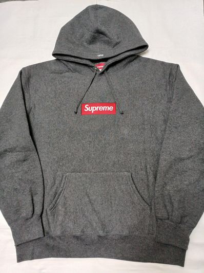 Supreme Box Logo Hooded Sweatshirt "Charcoal" (21FW)