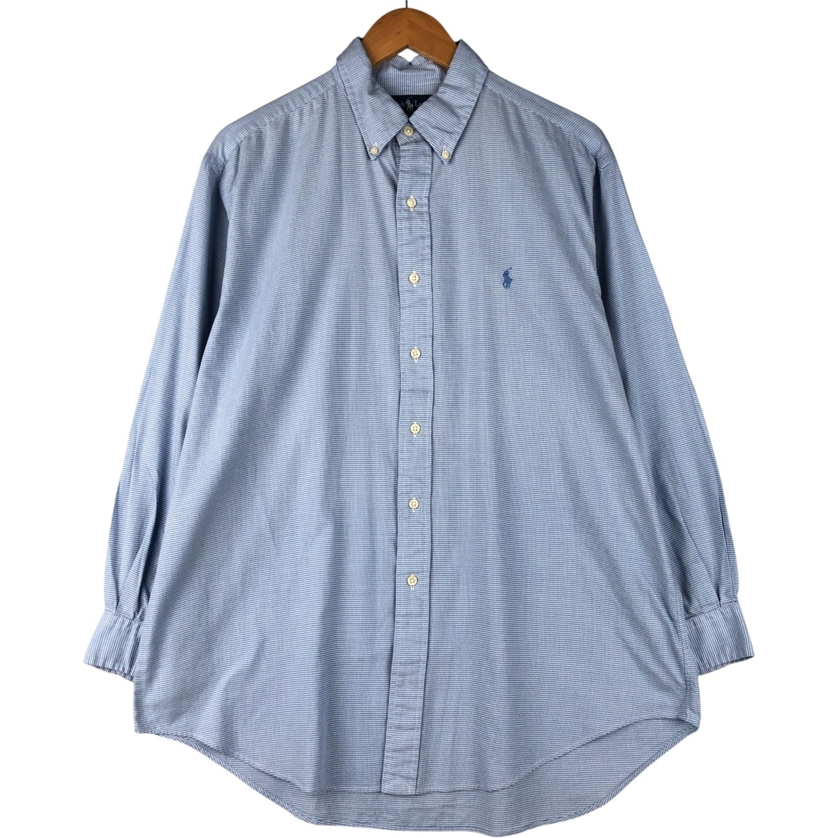 古着 ラルフローレン Ralph Lauren YARMOUTH 長袖 ボタンダウンチェックシャツ メンズL相当/eaa600191