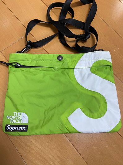 Supreme x The North Face S Logo Shoulder Bag "Green"