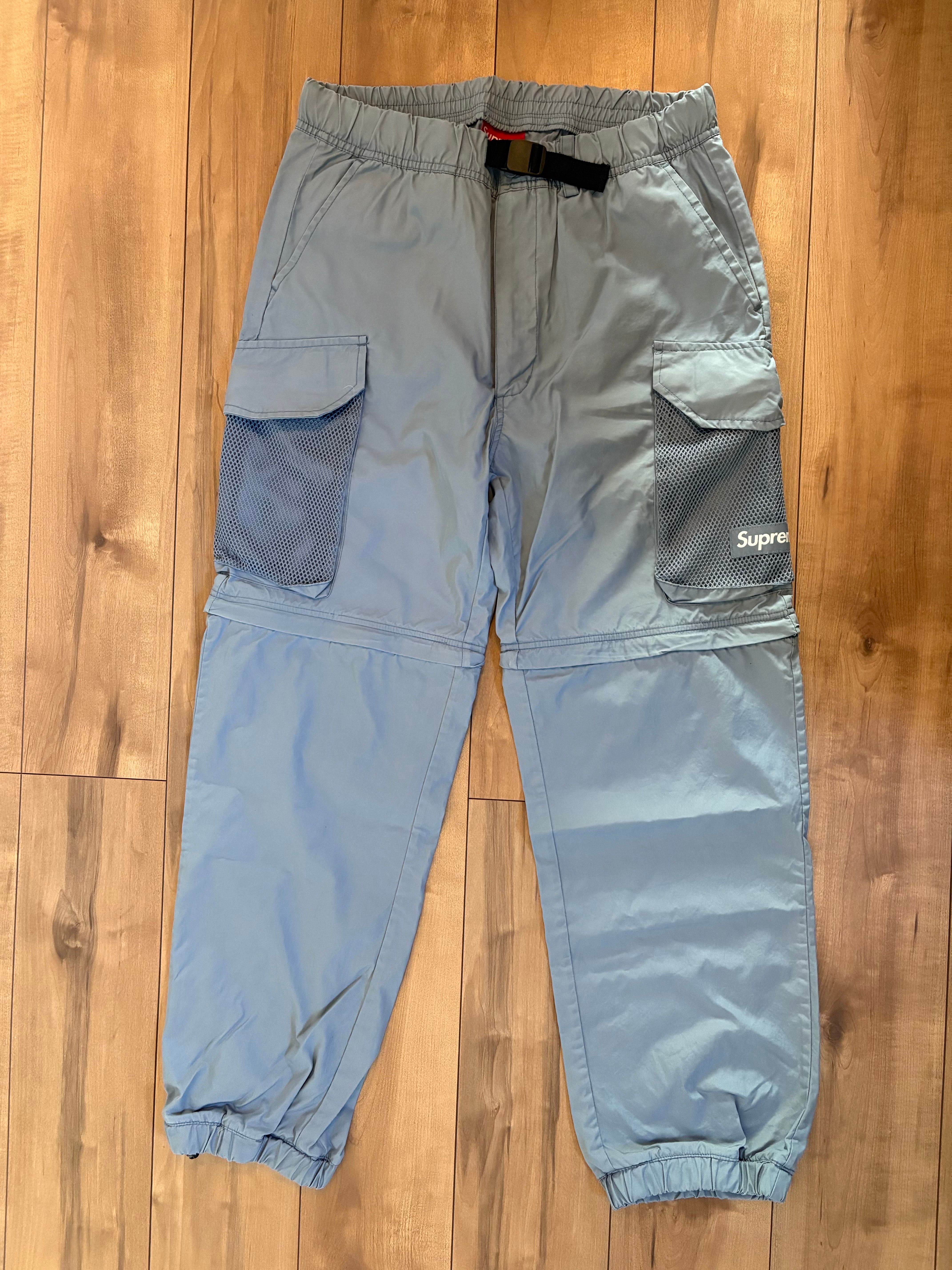 Supreme Mesh Pocket Belted Cargo Pant "Slate"