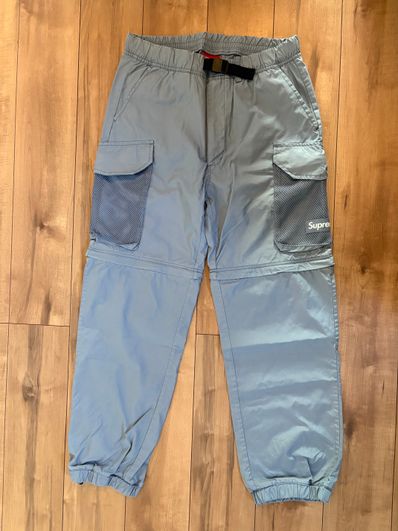 Supreme Mesh Pocket Belted Cargo Pant "Slate"