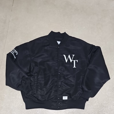 Wtaps Team / Jacket / Nylon. Twill. League "Black"